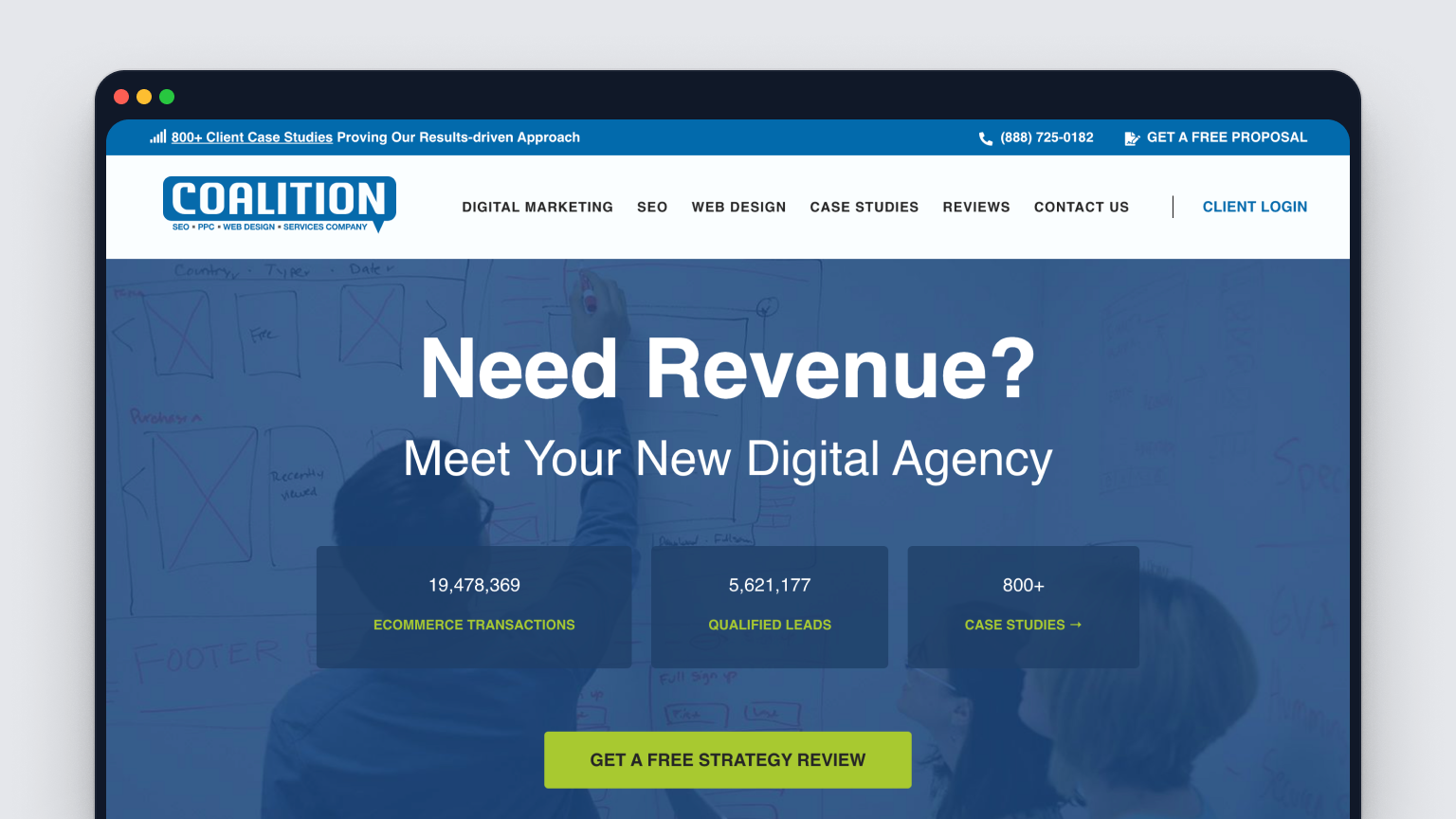 Coalition Technologies homepage