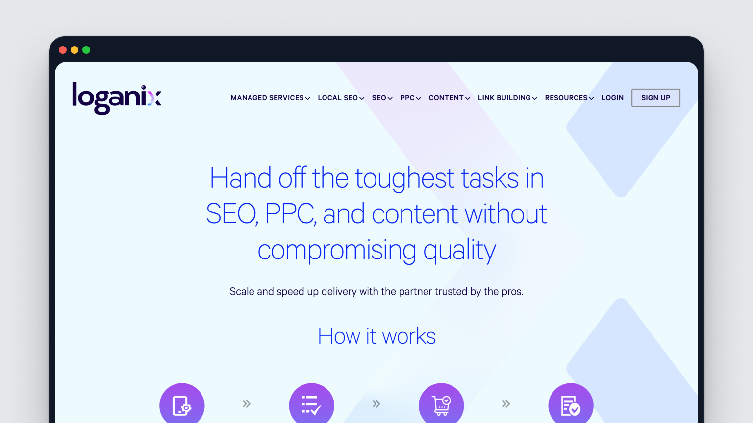 Loganix homepage
