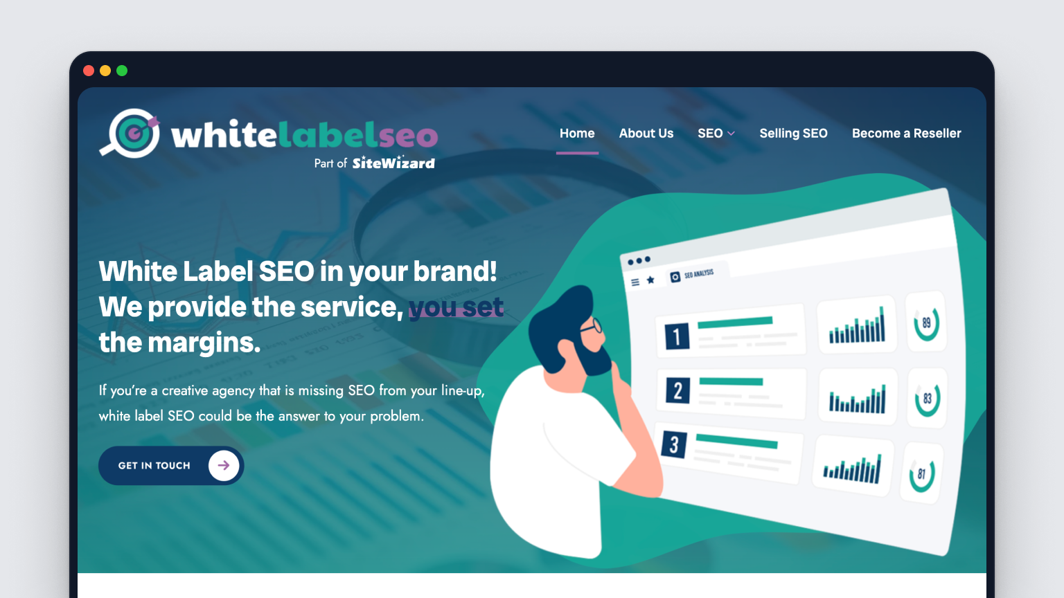 WhiteLabelSEO homepage