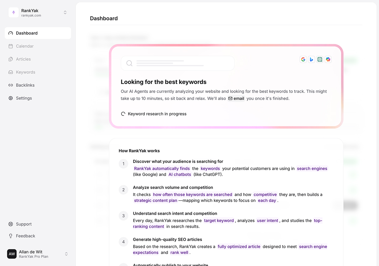 AI-powered competitor analysis